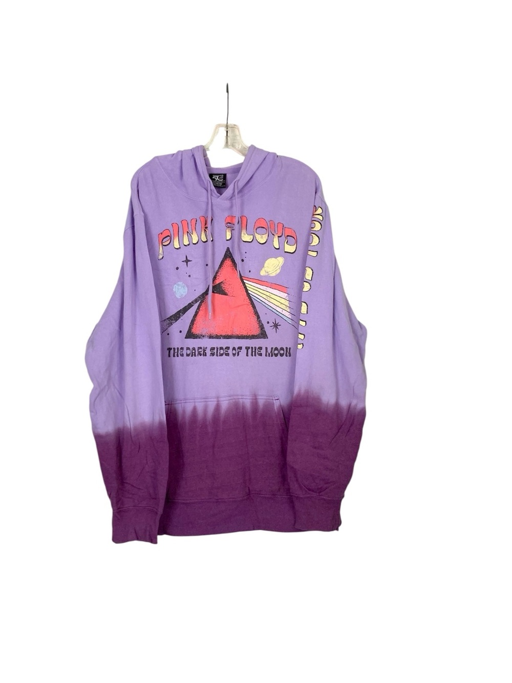 Pink Floyd 50th Anniversary Dark Side Of The Moon Purple Hoodie XL